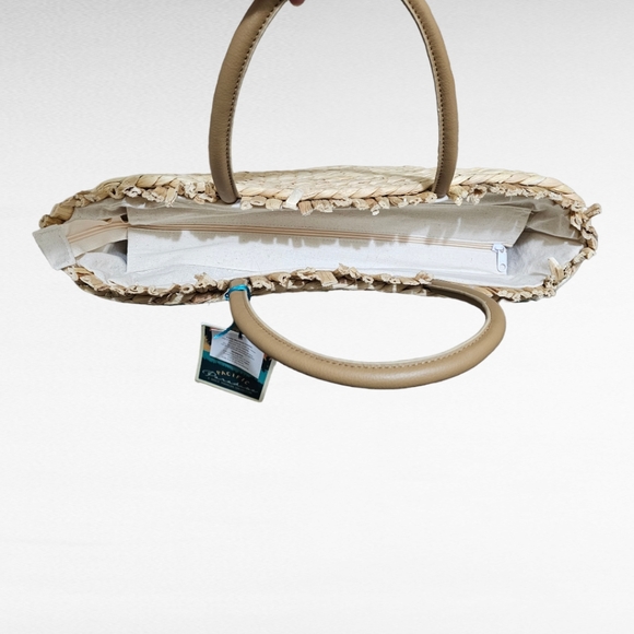 Pacific Paradise A World Traveler Collection Woven Straw Beach Tote - Picture 5 of 16